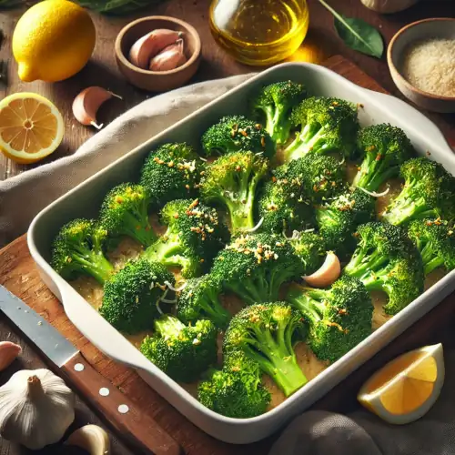 receta fácil y deliciosa de brócoli al horno: